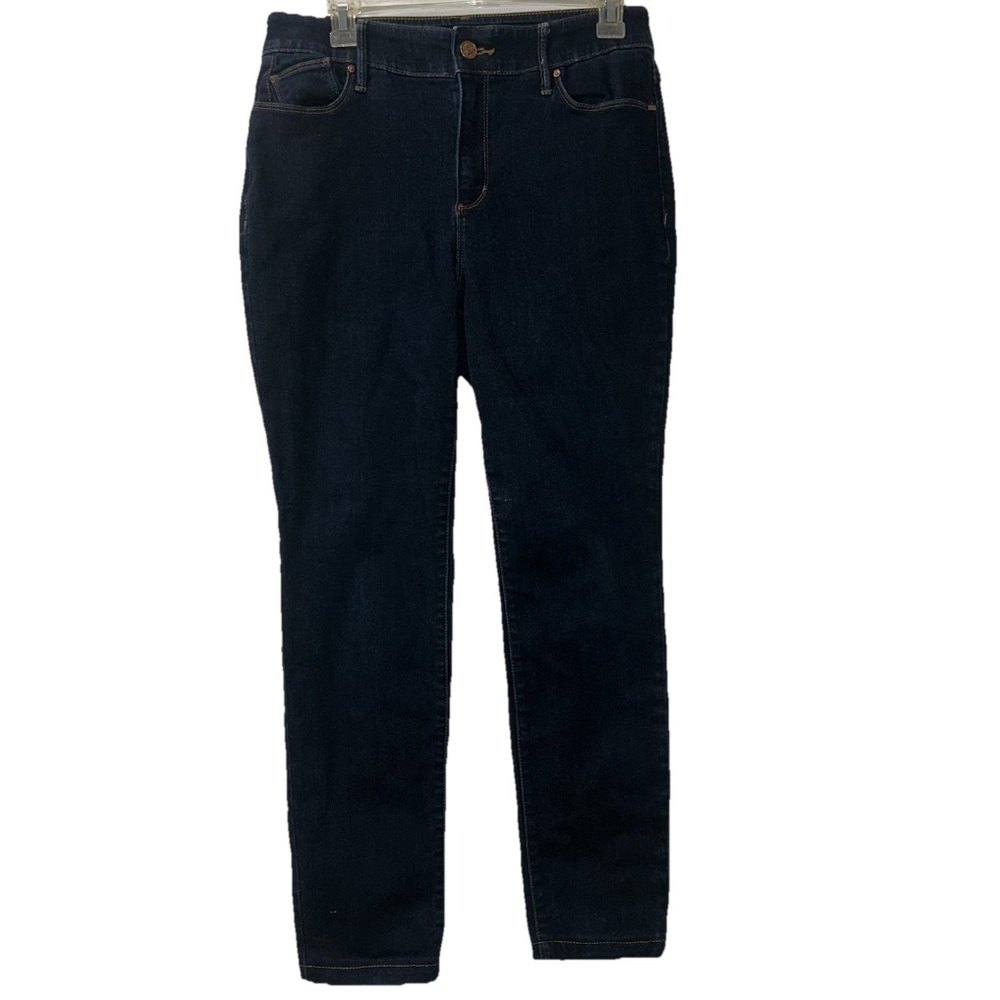 Chico’s Dark Wash Straight Leg Jeans Women’s 8
